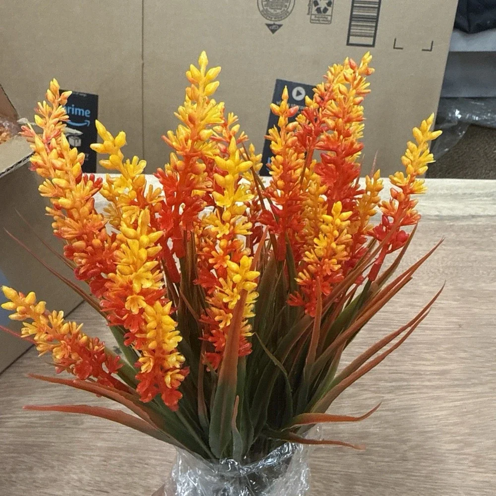 Floral Arrangement Artificial Flowers Bundle Of 48 Pieces